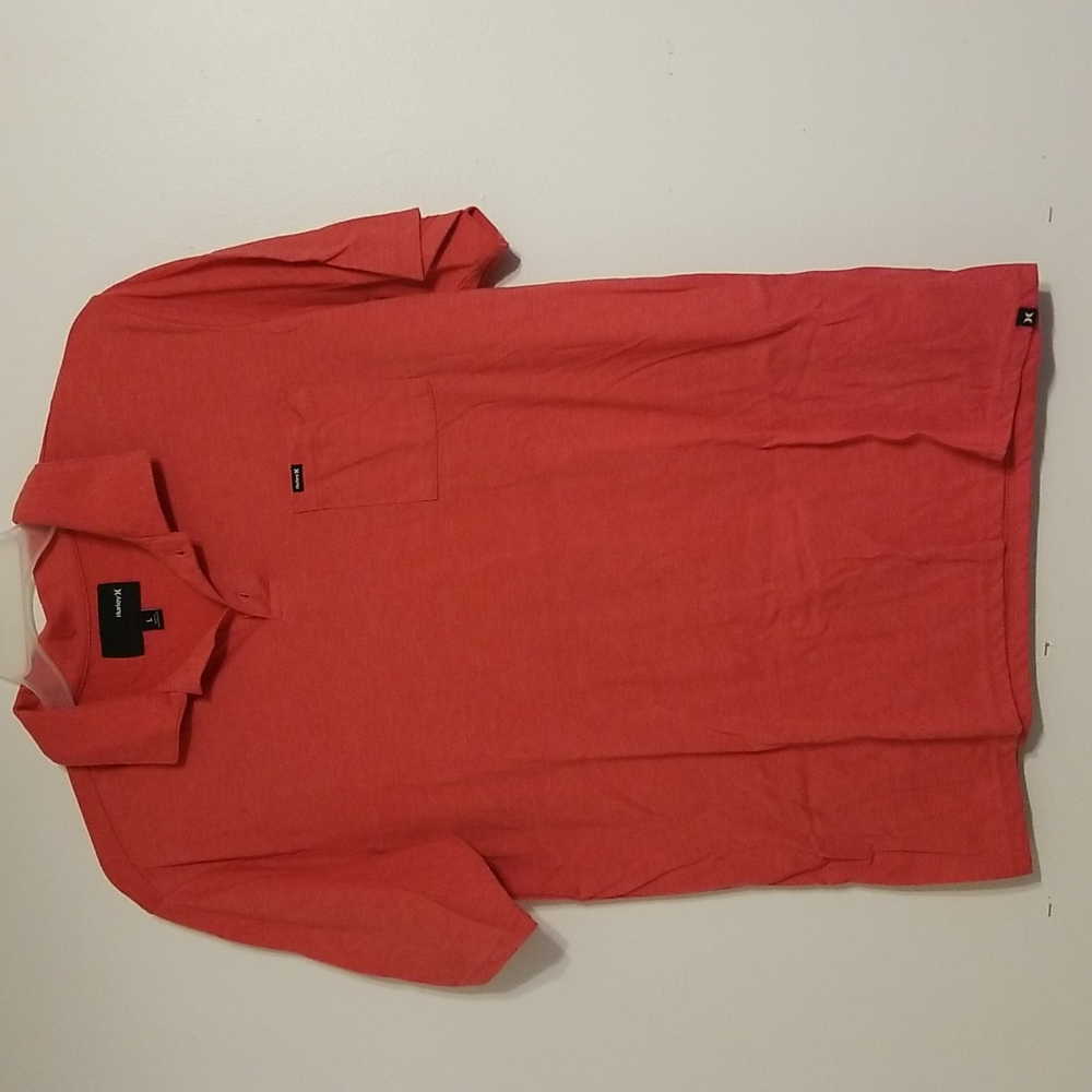 Mens Hurley Shirt Size L Red